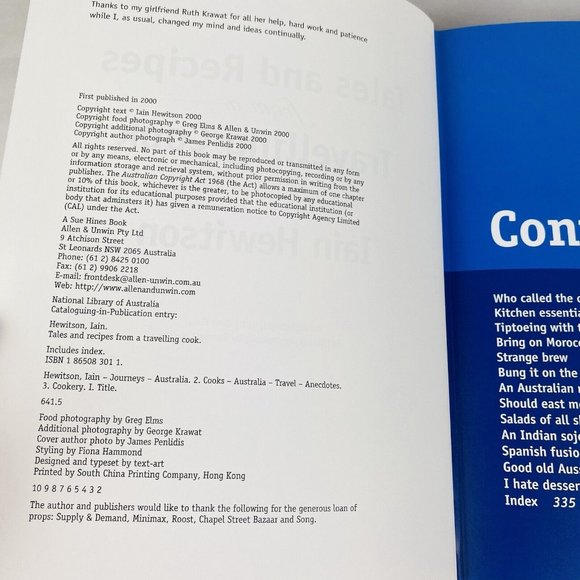 Tales and Recipes From a Travelling Chef By Iain Hewitson Large HC Cookbook - Picture 4 of 14